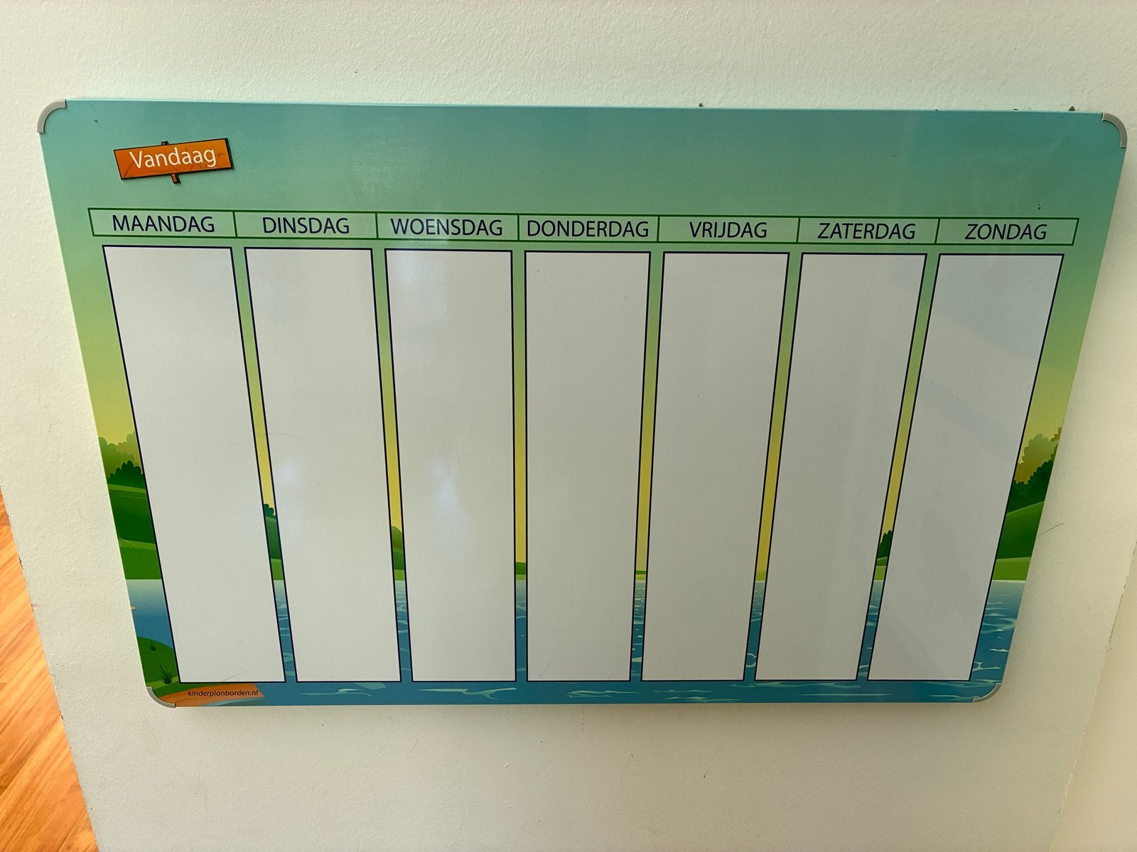 Kinder planbord met magneten - Dag- en weekplanner, Ophalen of Verzenden, Gebruikt, Ontdekken