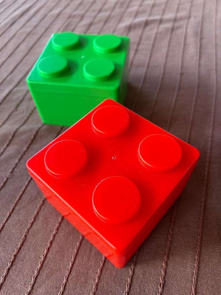 Lego trommel bakje rood of groen nieuw, Ophalen of Verzenden, Nieuw