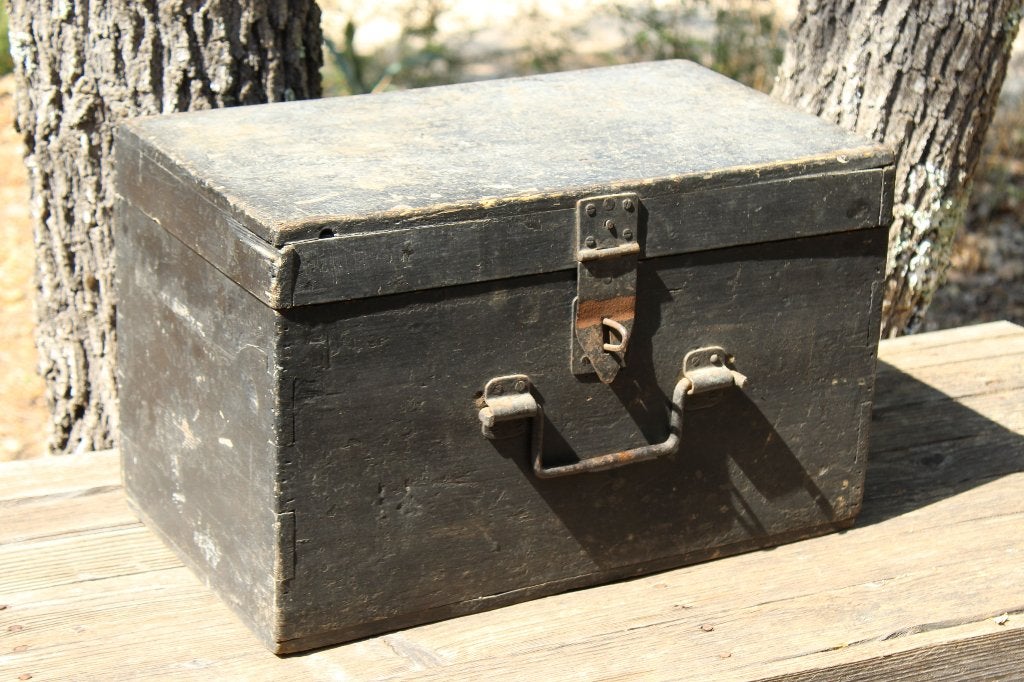 Brocante - Verzameling kleine koddige kistjes!, Gebruikt, Minder dan 50 cm, Ophalen of Verzenden, Overige houtsoorten