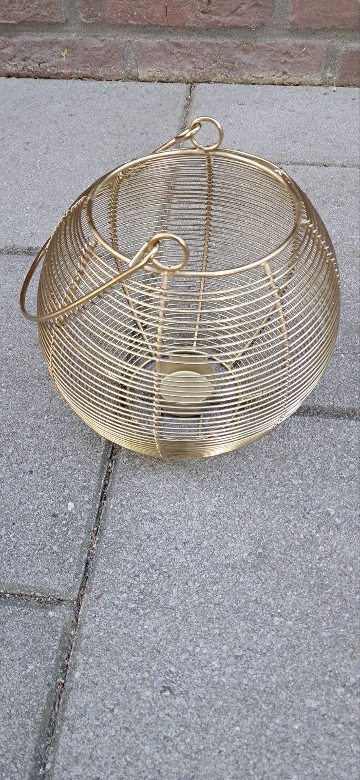 Gold Plated Waxinelichthouder:, Ophalen of Verzenden