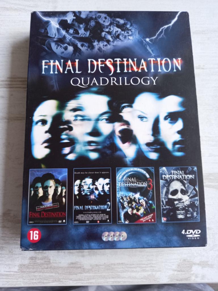 Final Destination, film 1 t/m 4., Cd's en Dvd's, Vanaf 16 jaar, Ophalen of Verzenden, Zo goed als nieuw, Actiethriller