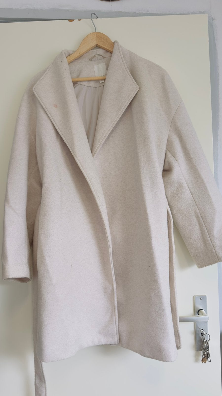 Damea winter jas, Ophalen, Gedragen, Maat 42/44 (L), Beige