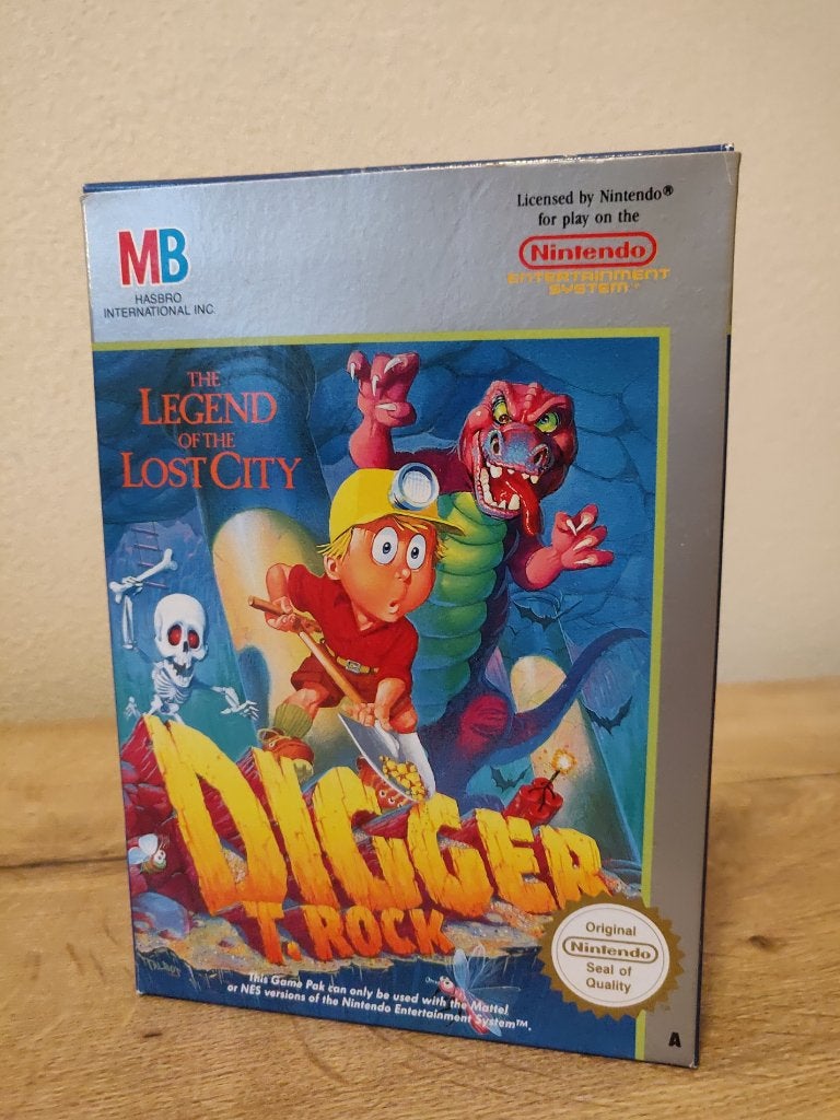 Digger T.Rock (NES), Spelcomputers en Games, Ophalen, Muziek, Gebruikt, 1 speler
