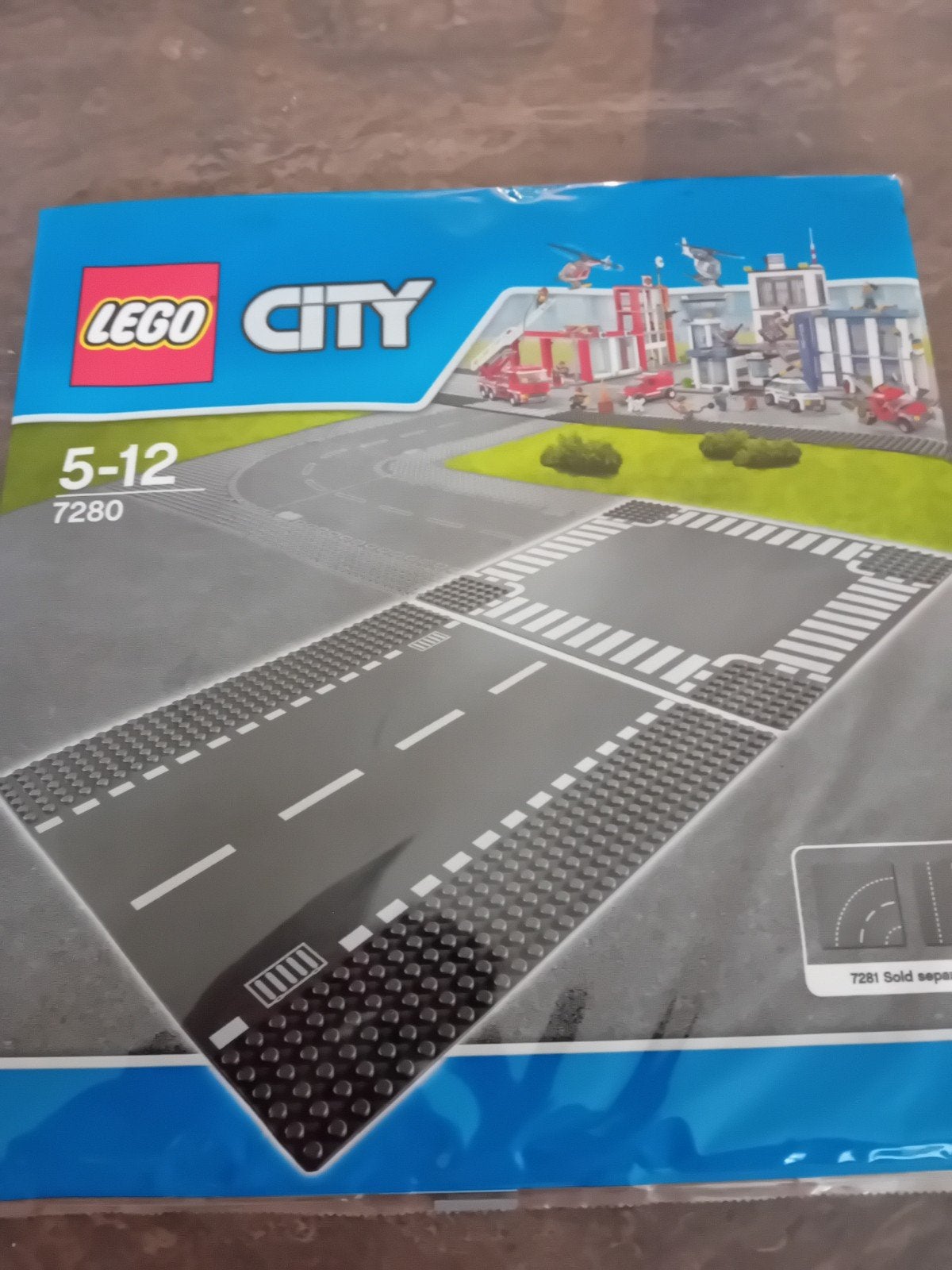 LEGO City Grondplaten Weg 7280 en Bocht 7281 (Nieuw), Ophalen, City, Ongeopend/sealed, Lego