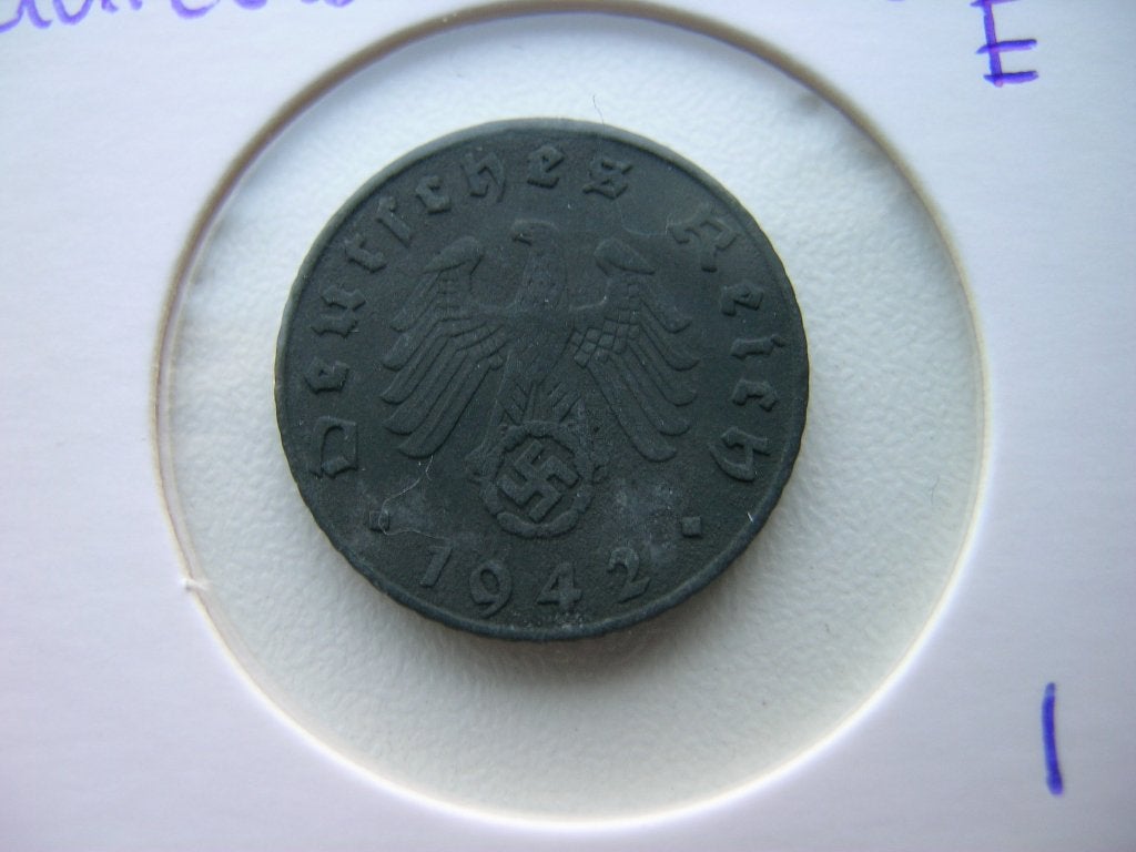 5 Reichspfennig 1942 E Duitsland, Ophalen of Verzenden, Duitsland, Losse munt