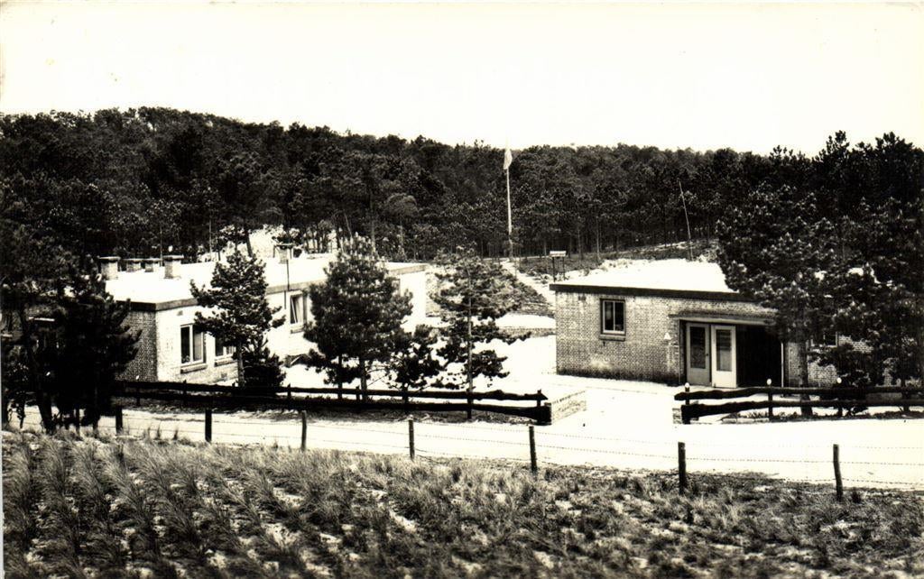 Jeugdherberg Teun de Jager, Schoorl - 1956 gelopen, Ophalen of Verzenden, Voor 1920, Gelopen, Noord-Holland