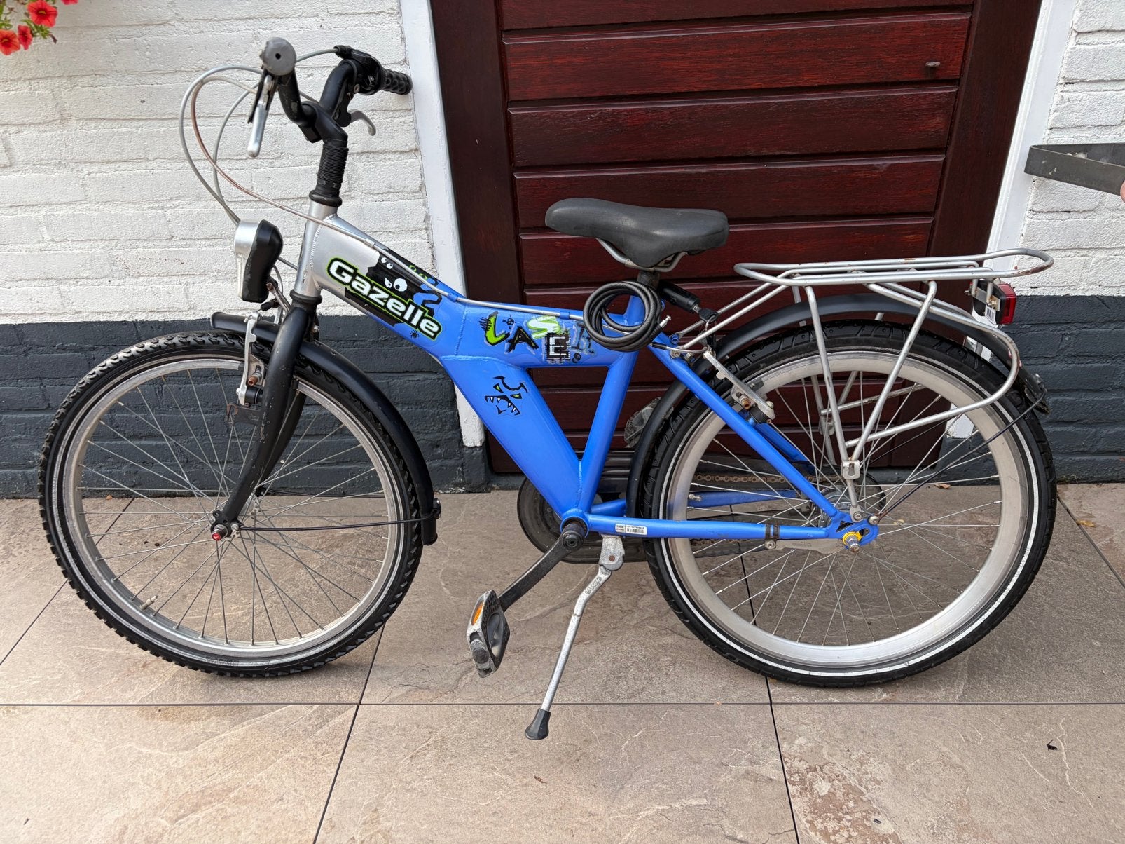 Gazelle JONGENSFIETS 22 inch - 3 versn. Helemaal nagekeken, Fietsen en Brommers, Ophalen, 22 inch, Gebruikt, Velgrem