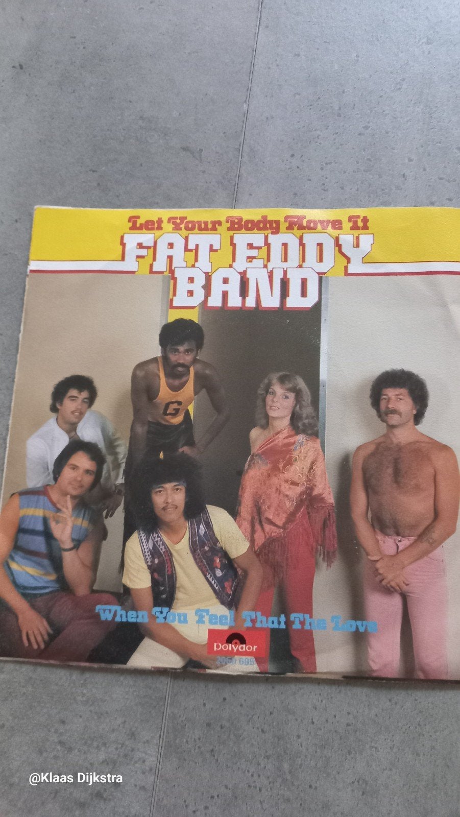 Fat Eddy Band - Let Your Body Move It / When You Feel That T, Ophalen of Verzenden, Gebruikt, Pop