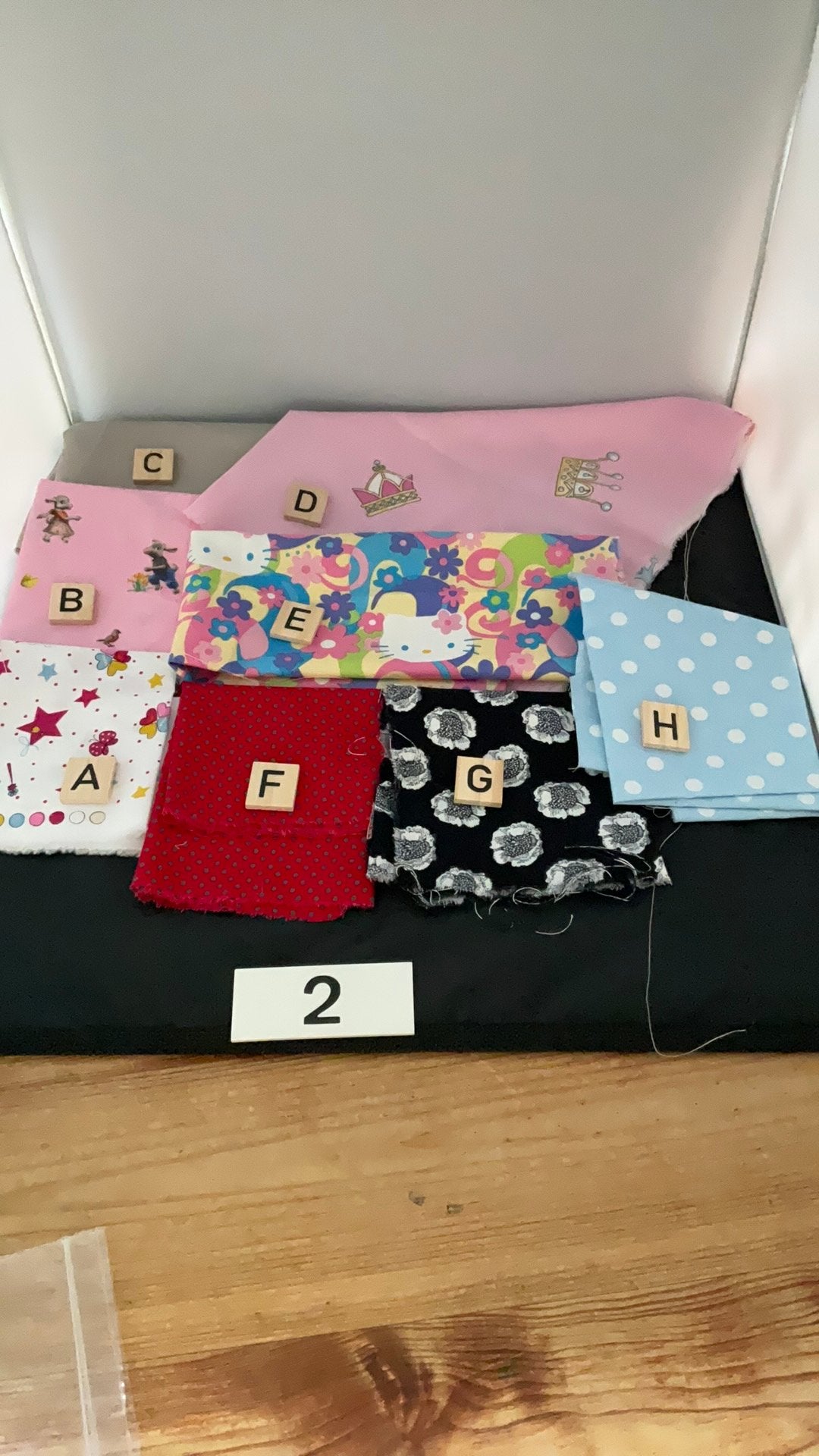 Knutsel lapjes 40x40/ 30/ 20, Overige kleuren, Nieuw, Ophalen of Verzenden, Katoen