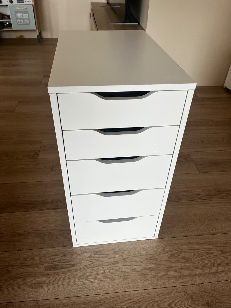 Alex ladekast Ikea - 5 lades, Ophalen, Minder dan 50 cm, Gebruikt, 5 laden of meer