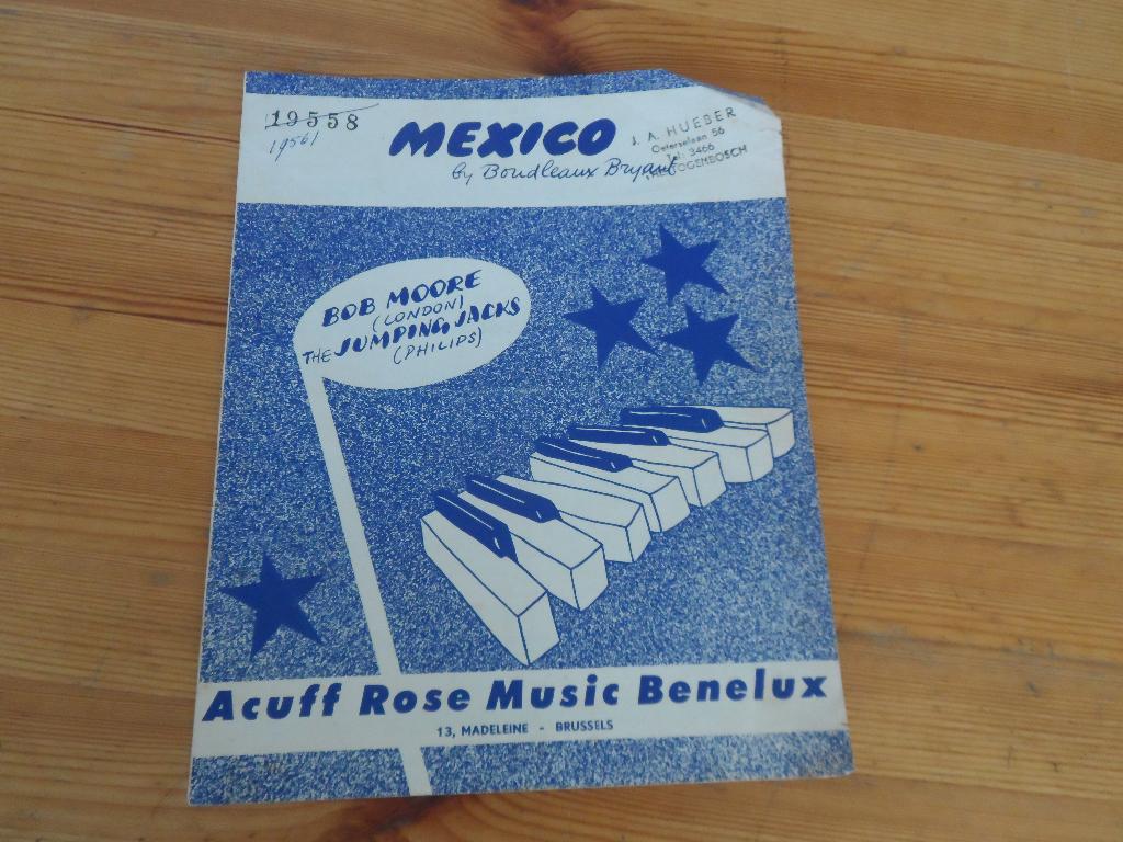 Mexico - boudleaux bryant, Gebruikt, Ophalen of Verzenden, Artiest of Componist, Piano