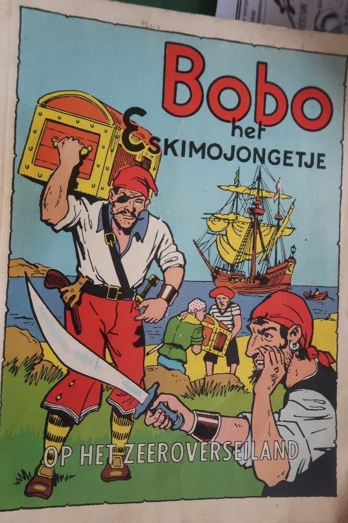 Bobo het eskimojongetje-op het zeeroverseiland-1956, Gelezen, Fictie algemeen, B. Reith, Ophalen of Verzenden