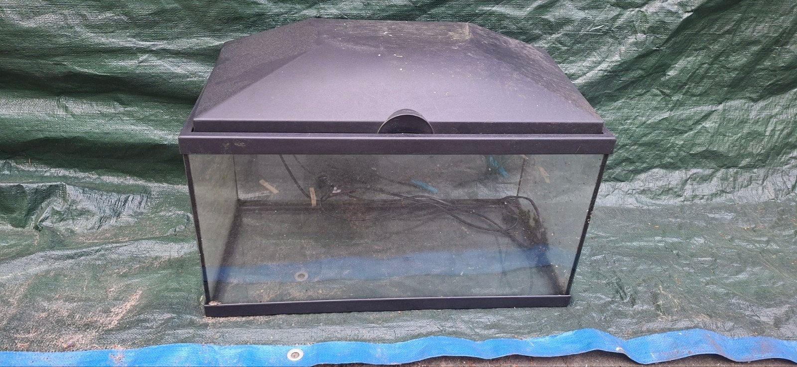 aquarium 60cm, Ophalen, Gebruikt, Overige merken, Inclusief deksel