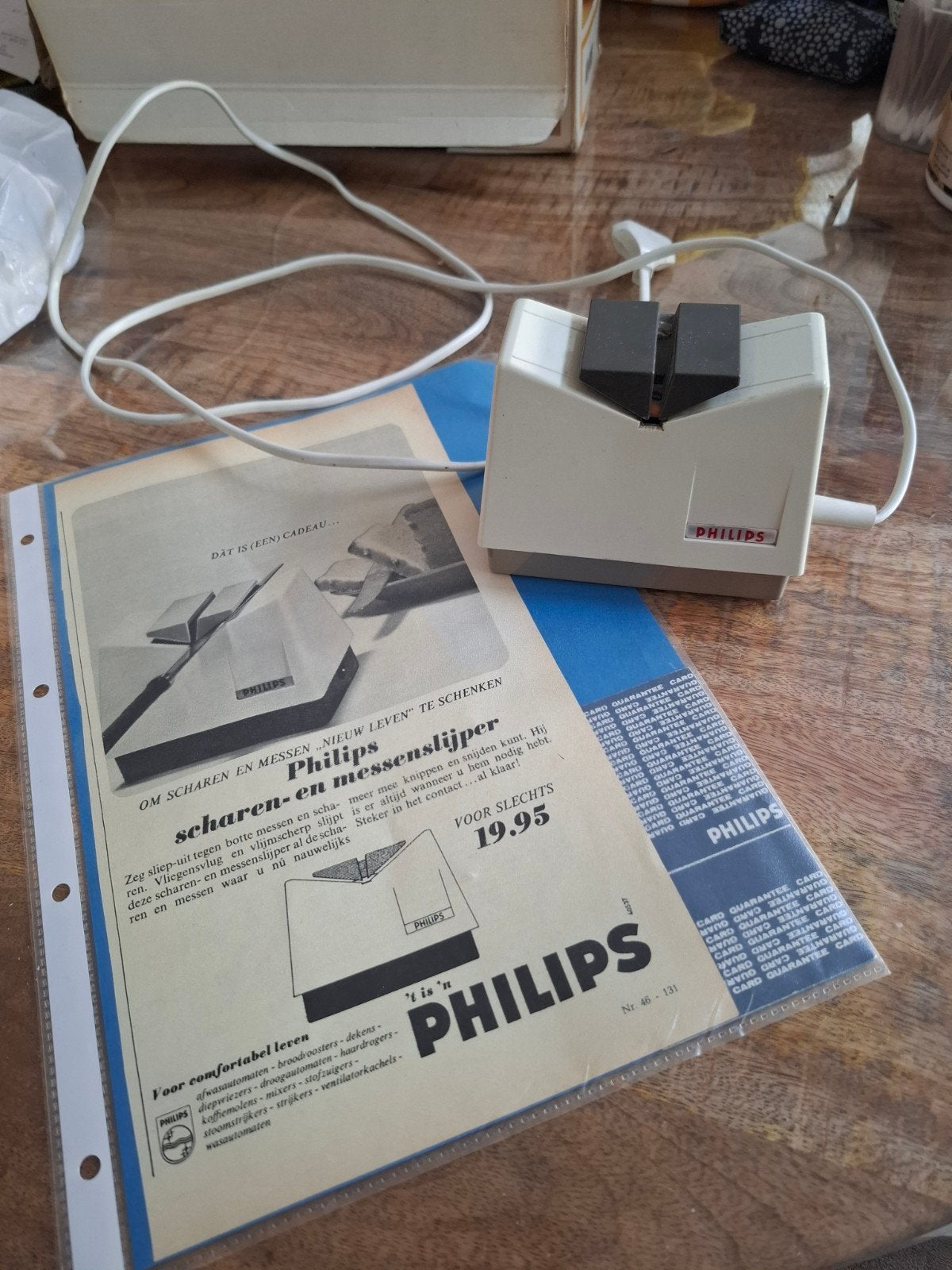 Vintage Philips Messenslijper HM 3600 T, Ophalen of Verzenden