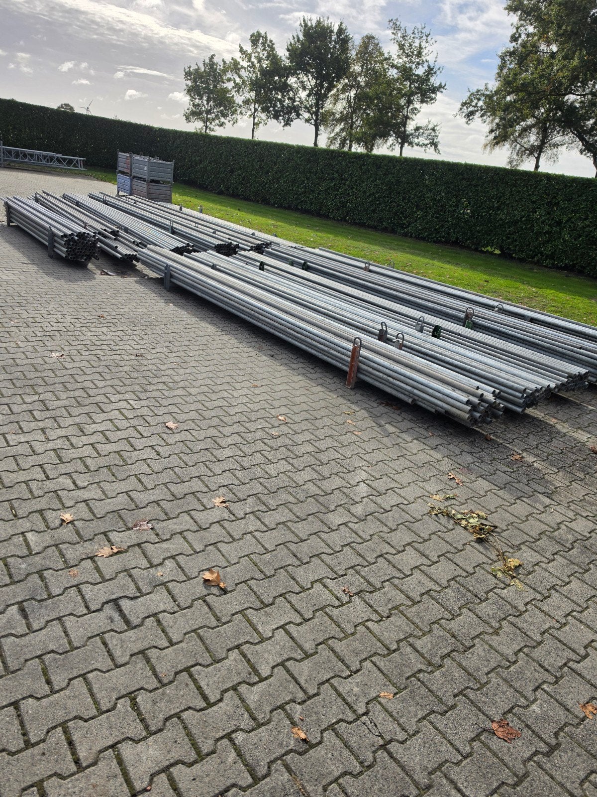 Gevelsteiger Materiaal Klemmen, Buizen en Uitschuivers, Doe-het-zelf en Verbouw, Ophalen of Verzenden, Gebruikt, Gevelsteiger