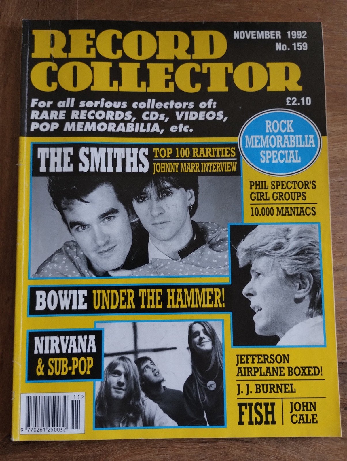 Record Collector Magazine November 1992  The Smiths, Ophalen of Verzenden, Gelezen, Muziek, Film of Tv