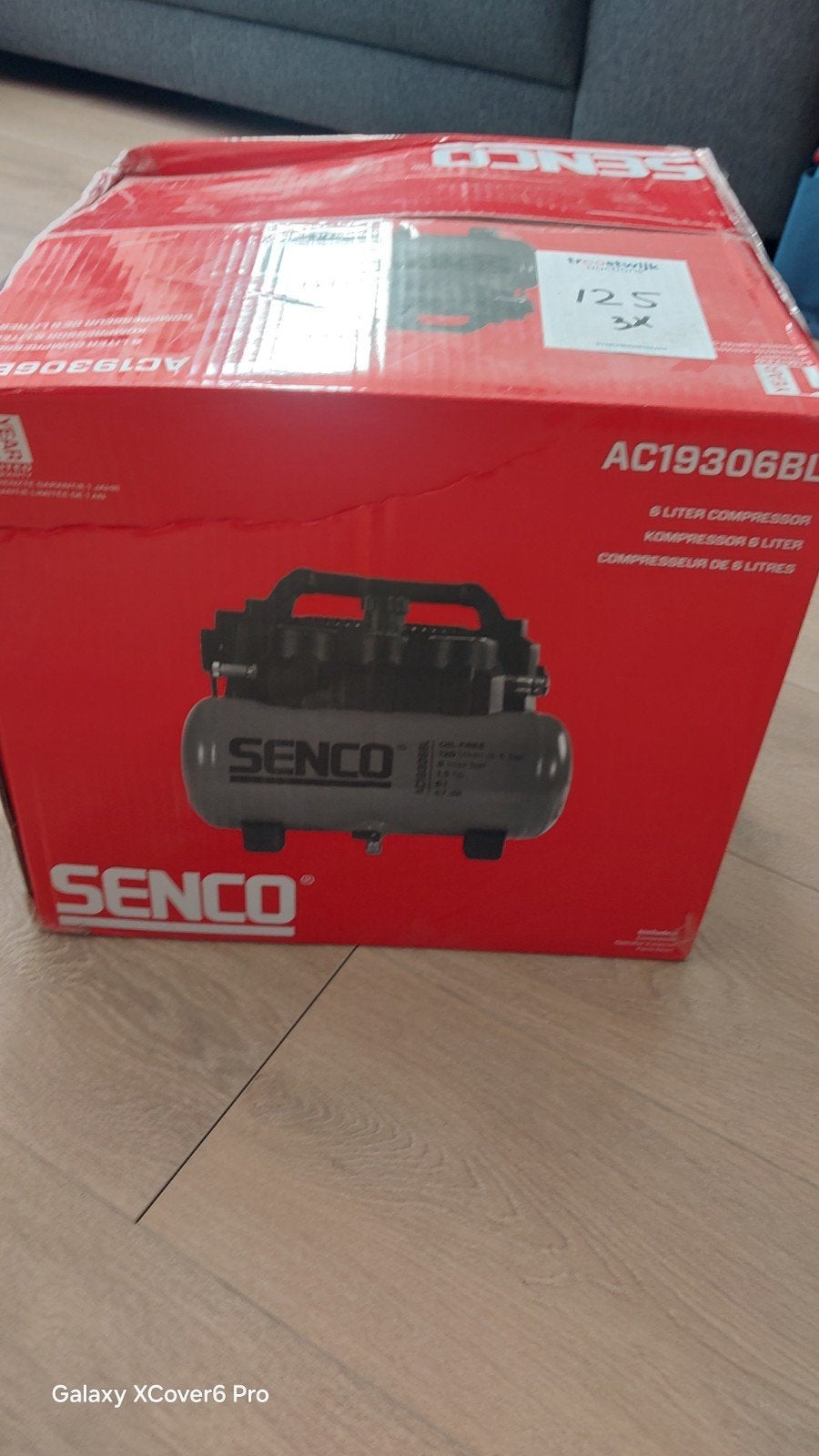 Nieuwe Senco Compressor AC19306BL - 6 Liter, Ophalen of Verzenden