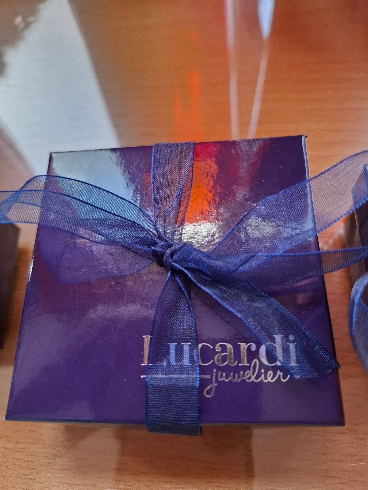 3 Lucardi juwelier doosjes: 2 klein (5cm) en 1 groot (9cm), Verzenden, Zo goed als nieuw