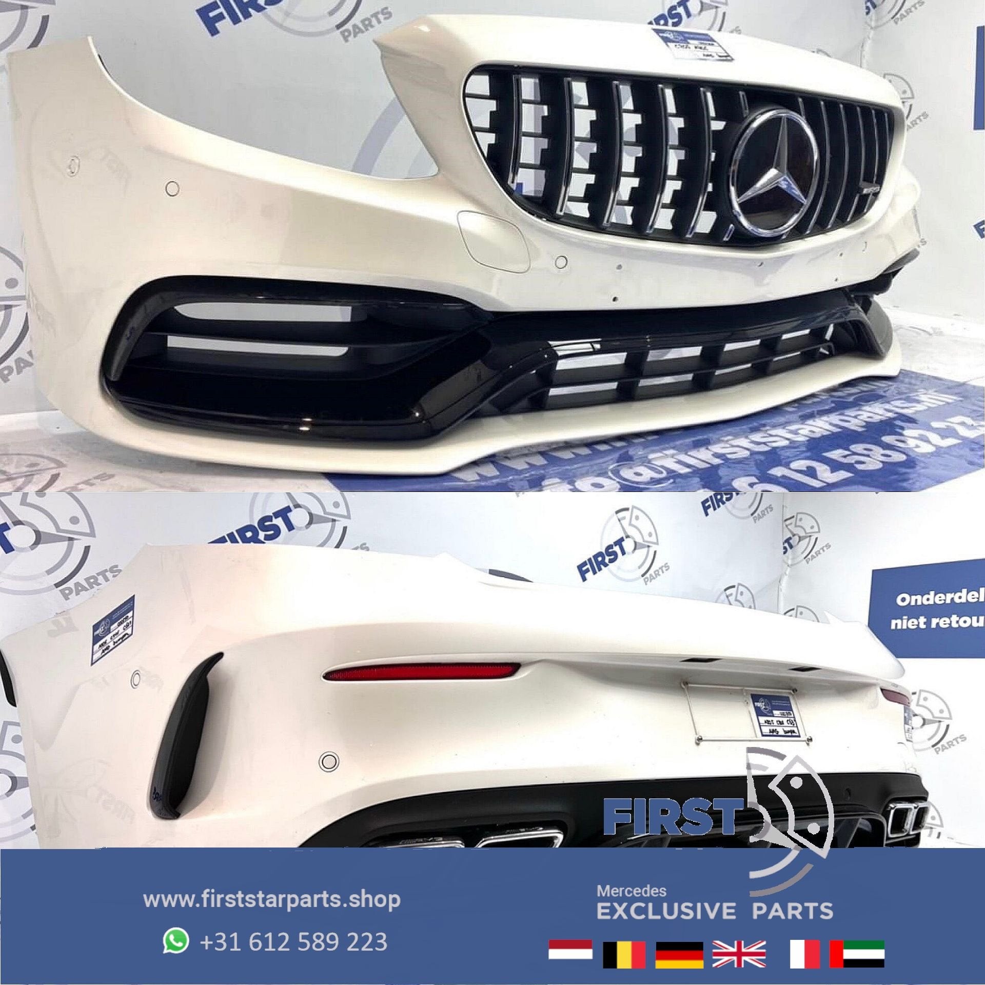 (W205) A205 C205 C63 FACELIFT AMG PAKKET COMPLEET Mercedes C, Gebruikt, -, Ophalen of Verzenden, Bumper