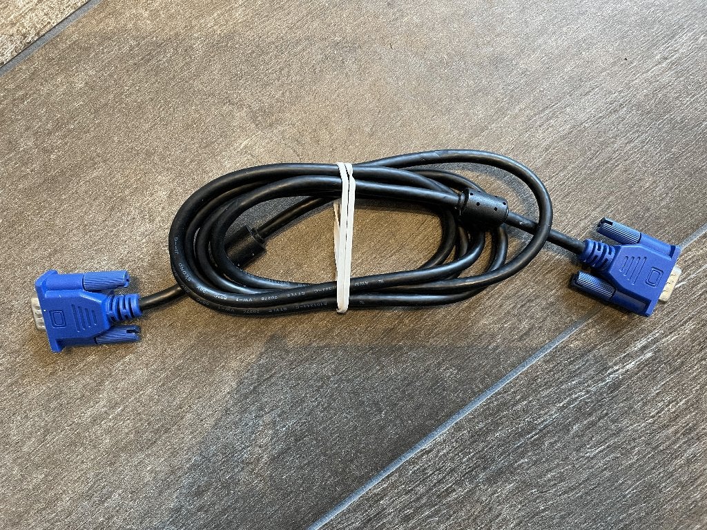 VGA naar VGA kabel - 1.5m - Blauw, Ophalen of Verzenden, Gebruikt
