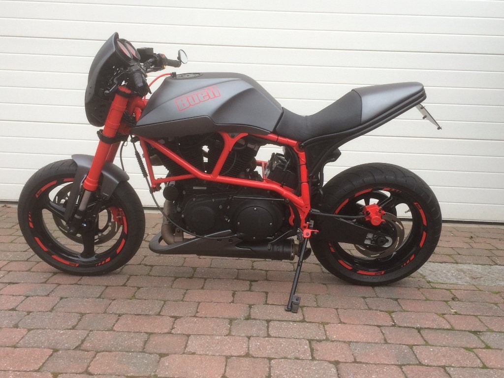 buell x1, 1999, 3200 km na complete revisie, ombouw, Ophalen