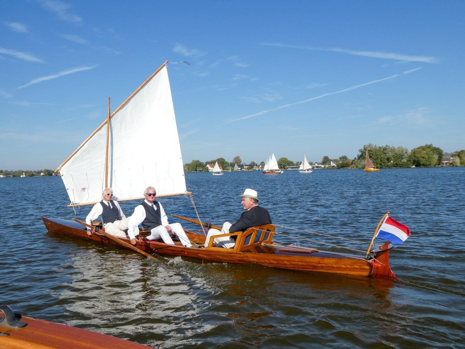 Mooie houten zeilwerry uit 1921, Ophalen, Gebruikt, 1 m, Wherry