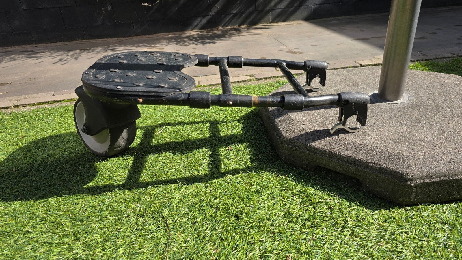 rijplankje voor kinderwagen, Ophalen, Gebruikt