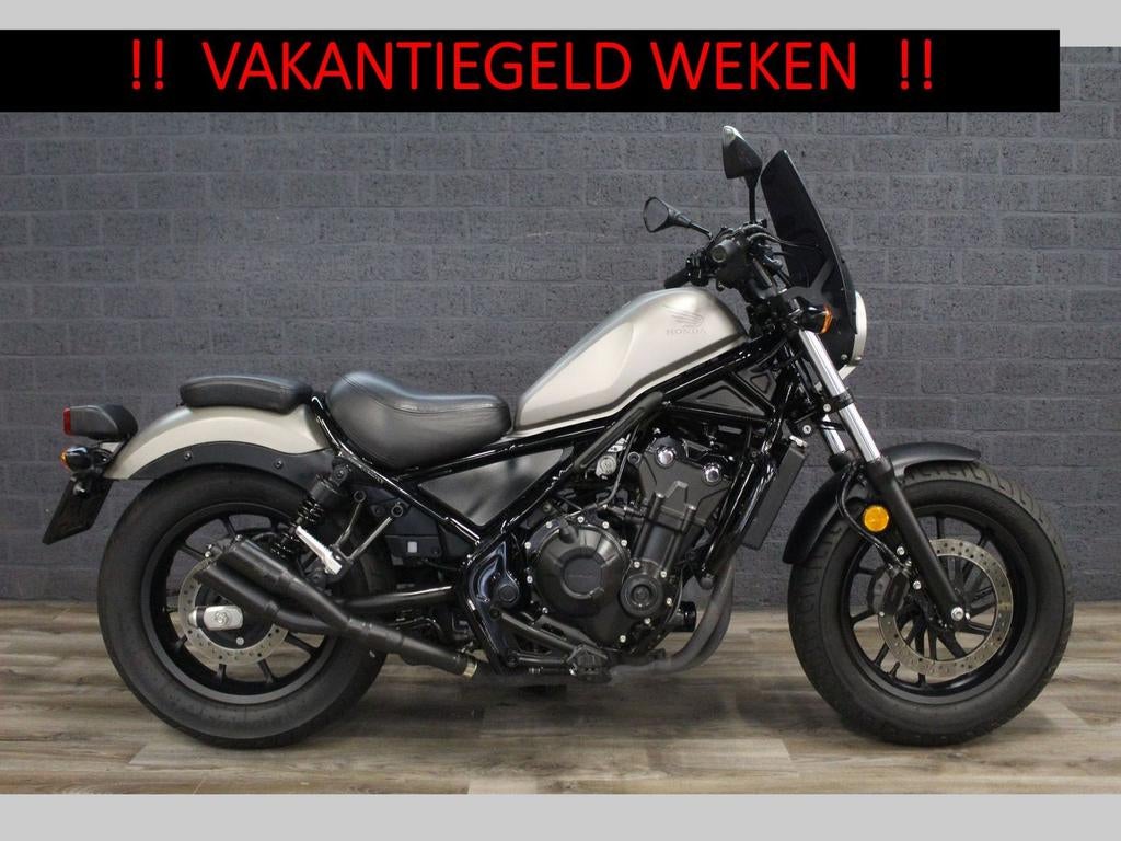 HONDA CMX 500 REBEL ABS A2 (bj 2017) SLECHTS 3,305 km, 2 cilinders, HONDA, Bedrijf, Onbekend