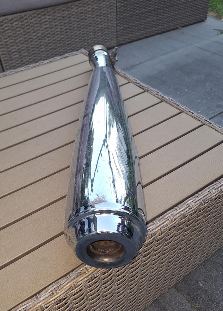 Originele Sportster 883R uitlaat, Motoren, Ophalen of Verzenden, Gebruikt