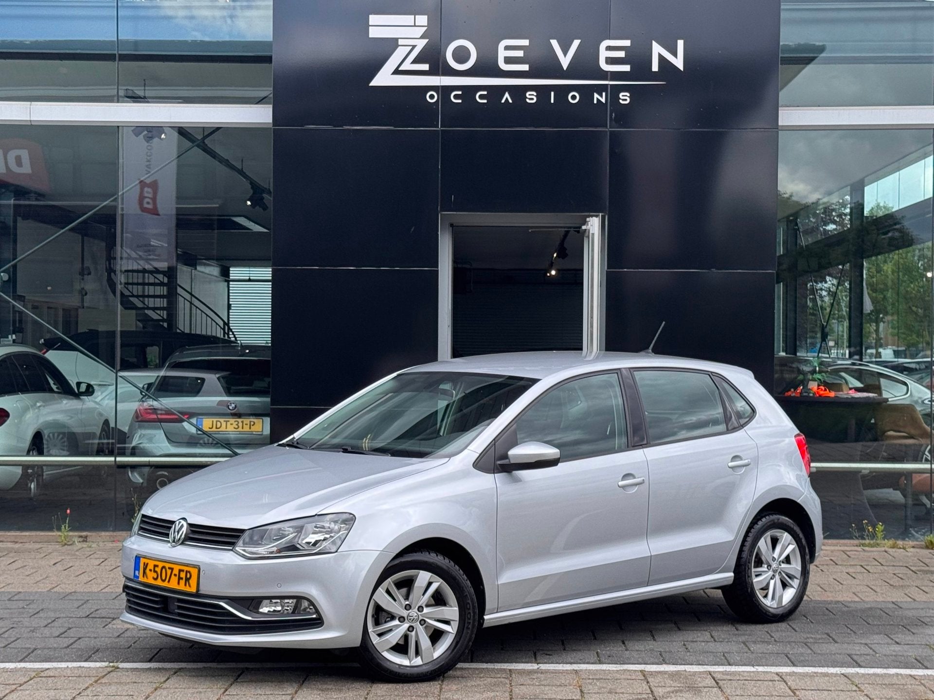 Volkswagen Polo 1.2 TSI Highline/ automaat/ PDC, Stof, 4 cilinders, Automatische klimaatregeling, 1039 kg