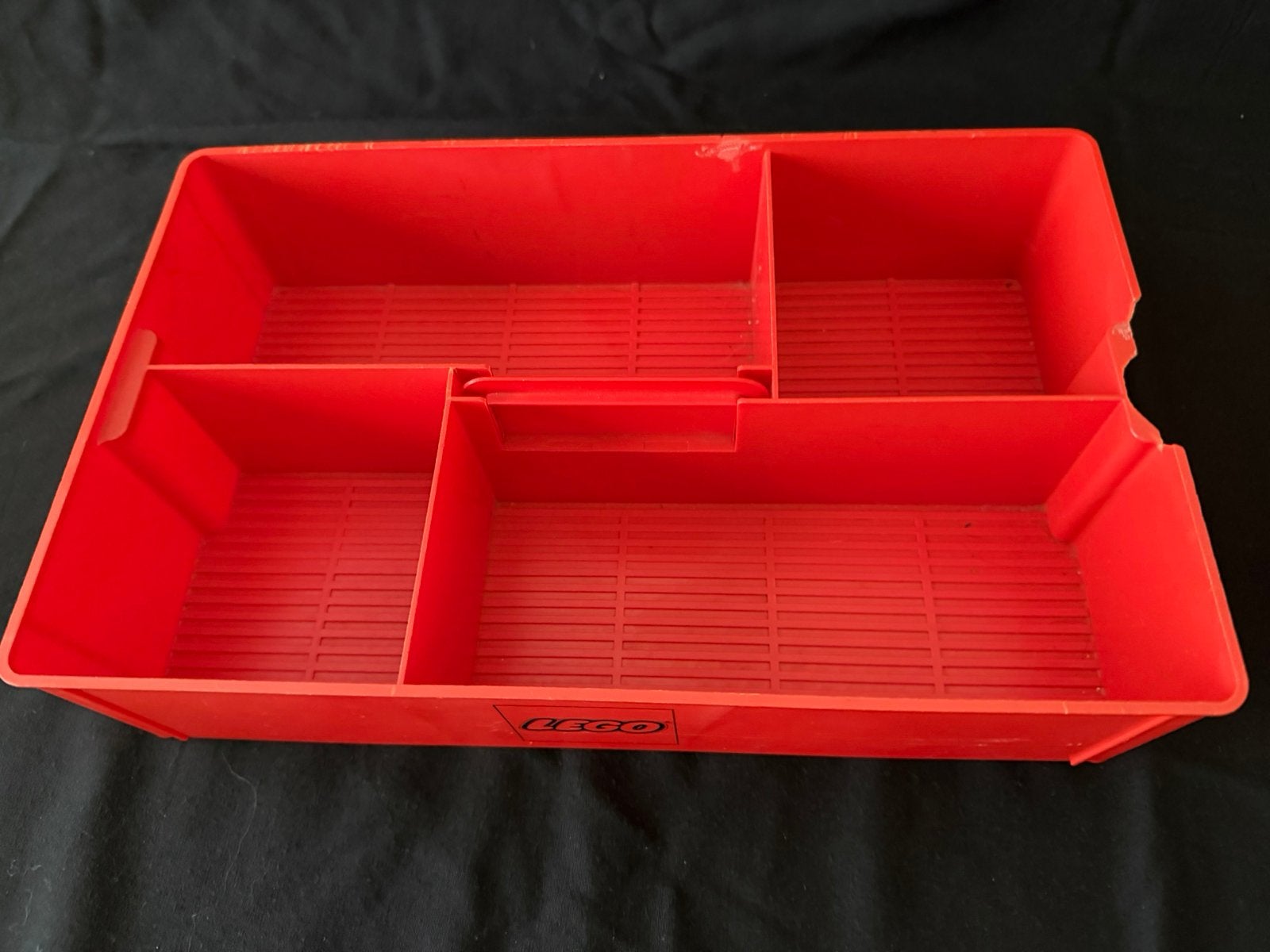Vintage lego opbergbak met handvat, Ophalen of Verzenden