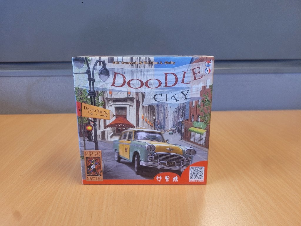 Doodle City Kaartspel 999 Games Zo Goed Als Nieuw, 999 Games, Ophalen of Verzenden, Zo goed als nieuw, 999 Games