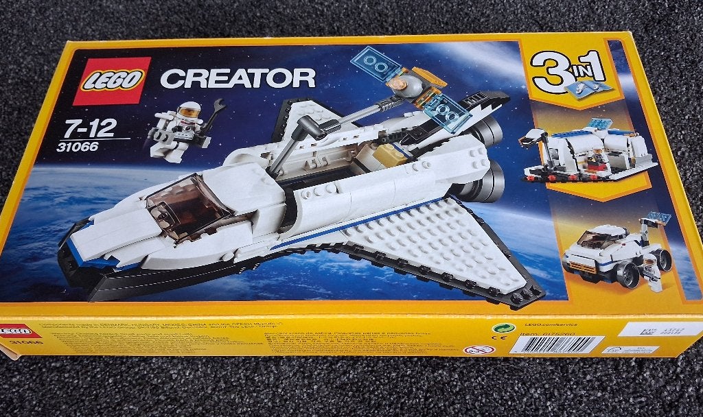 Lego Creator set 31066 - Spaceshuttle-verkenner (2017)., Gebruikt, Verzenden, Lego, Compleet
