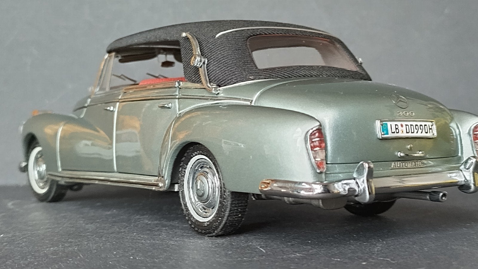 Mercedes Benz 300 D Cabriolet  1958 1:24 CMC Pol, Overige merken, Auto, Verzenden, .