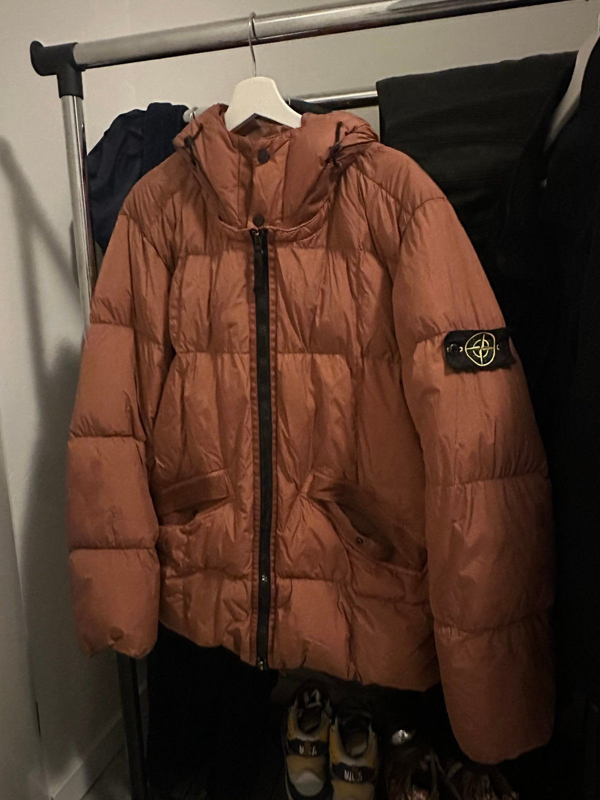 Stone Island Jas - Stijlvolle en Warme Winterjas, Kleding | Heren, Jassen | Winter, Ophalen of Verzenden, Zo goed als nieuw, Maat 52/54 (L)