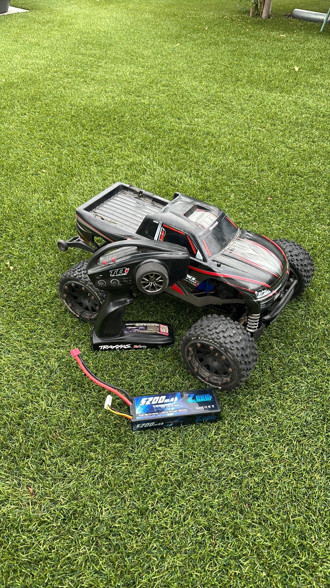 Traxxas Stampede 4X4 VXL Brushless +1x lipo accu, Ophalen of Verzenden, Zo goed als nieuw, Auto offroad