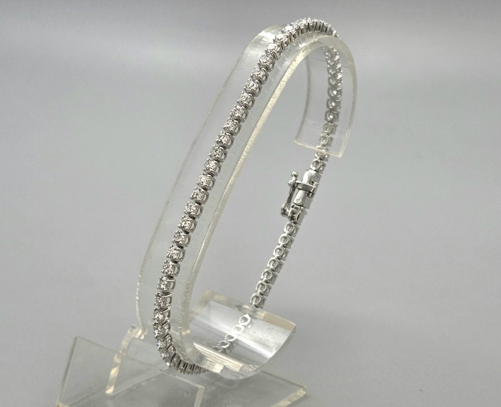 Gouden tennisarmband 3.00 ct diamanten. 2026/465, ., Nieuw, Ophalen of Verzenden, .
