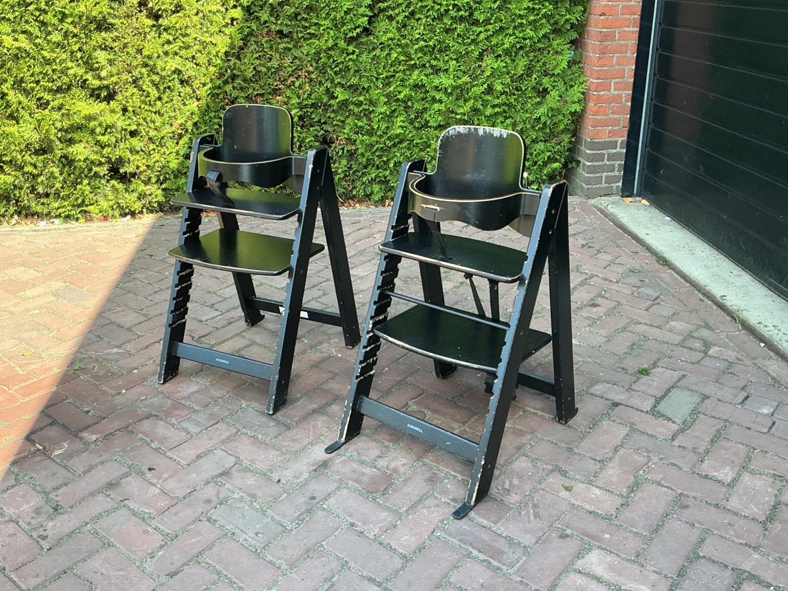 2 kinderstoel zwart van kidsmill, Kinderen en Baby's, Kinderstoelen, Ophalen, Zo goed als nieuw