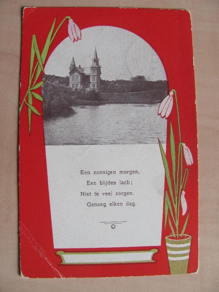 Hillegom, art deco kaart Keukenhof, Ophalen of Verzenden, 1920 tot 1940, Zuid-Holland
