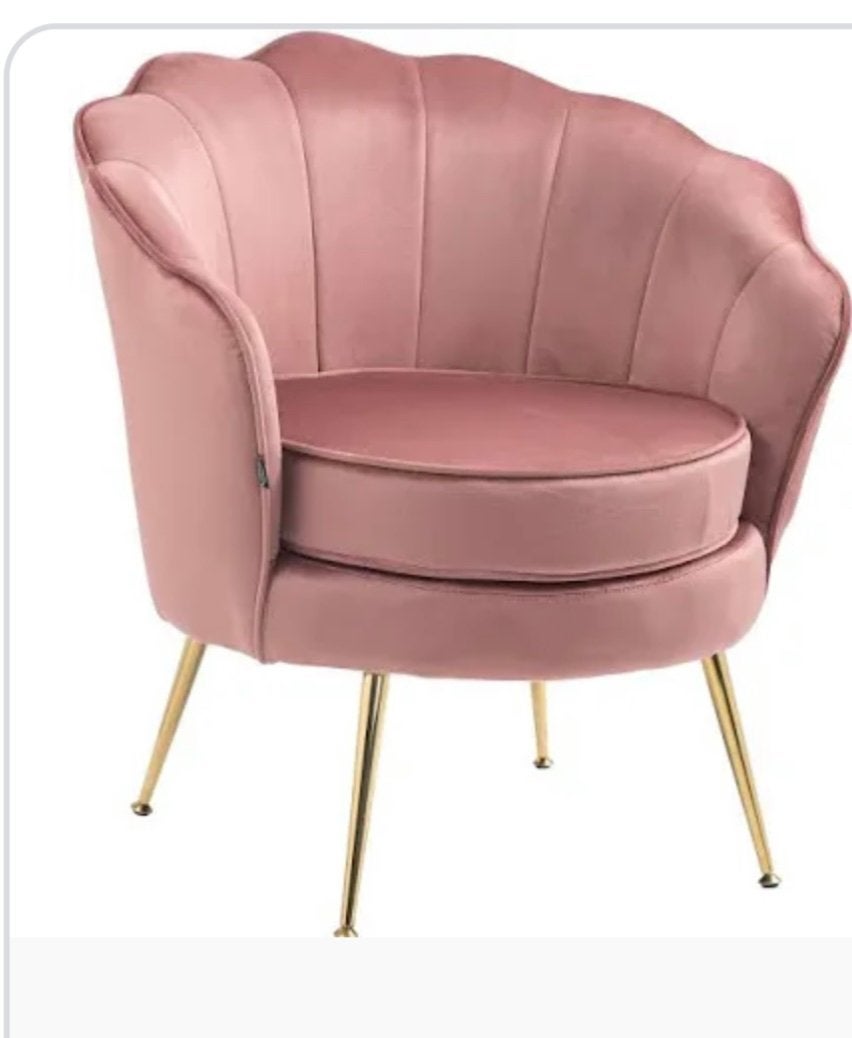 Velvet stoeltje, Huis en Inrichting, Fauteuils, Ophalen, Nieuw, Minder dan 75 cm, 50 tot 75 cm