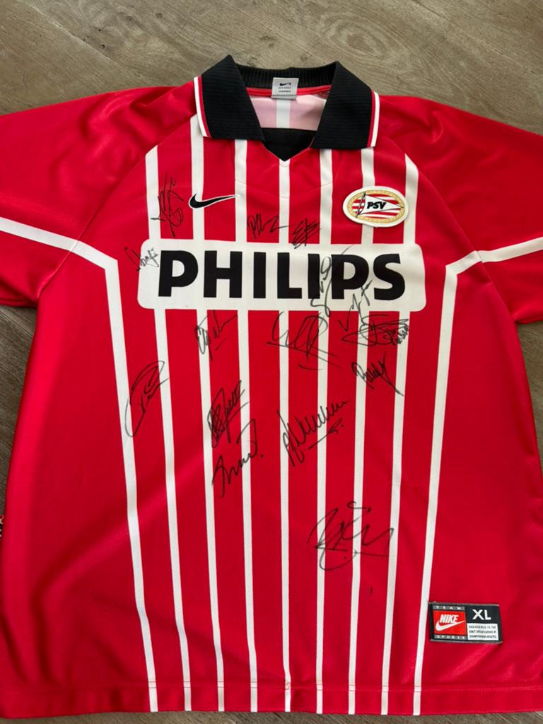 Gesigneerd psv shirt 1997-1998, Ophalen of Verzenden, Zo goed als nieuw, PSV, Shirt