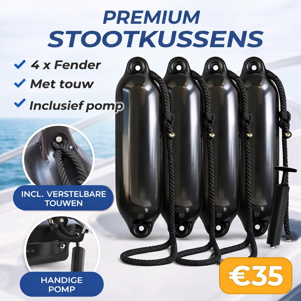 Complete set boot fender stootwillen, Overige typen, Nieuw, Ophalen of Verzenden, Bateau bootservive