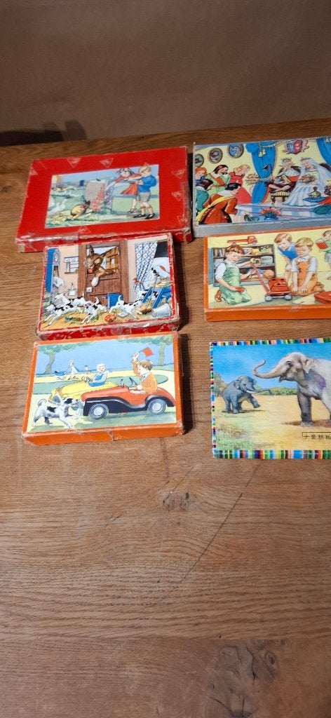 antieke puzzels, Ophalen of Verzenden