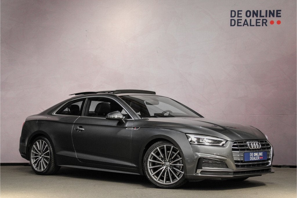 Audi A5 Coupé 150PK AUT S-Line Edition |Pano|Carplay|Stoelv, 730 kg, Gebruikt, Euro 6, 150 pk