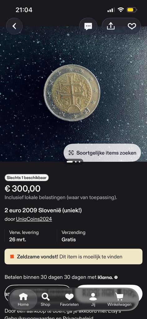 2 euro munt Slovenië 2009, Ophalen of Verzenden, Slovenië, 2 euro, Losse munt