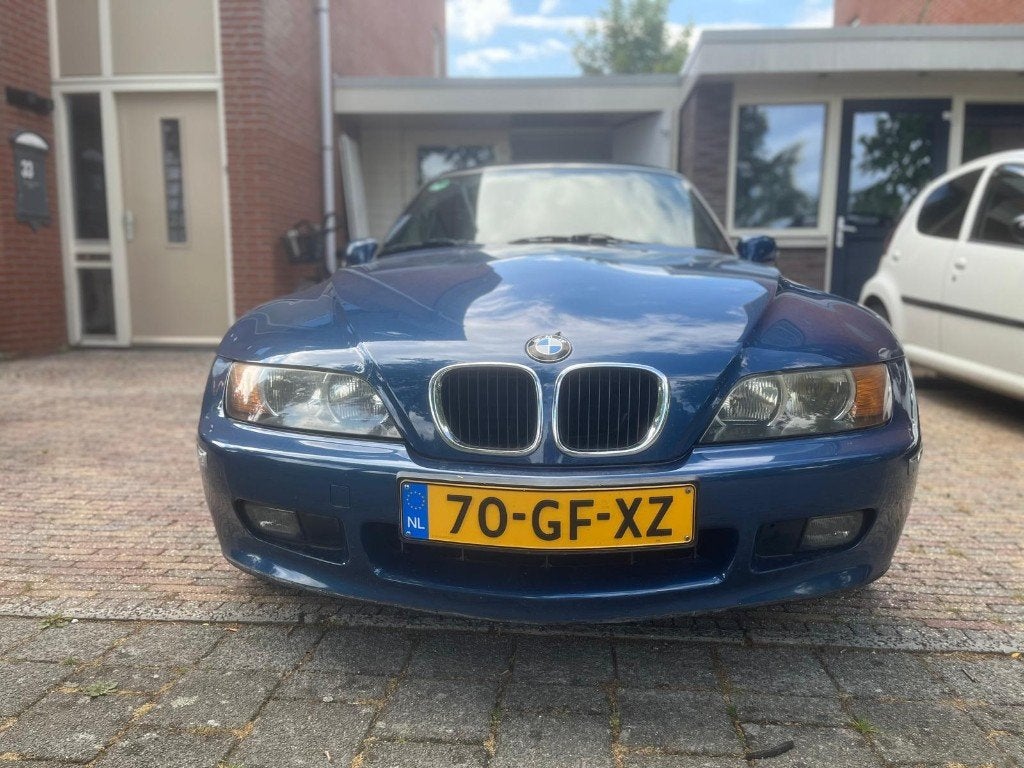 BMW Z3 1.9 I Roadster 2000 Blauw, Auto's, BMW, 13 km/l, 118 pk, 4 cilinders, Cabriolet