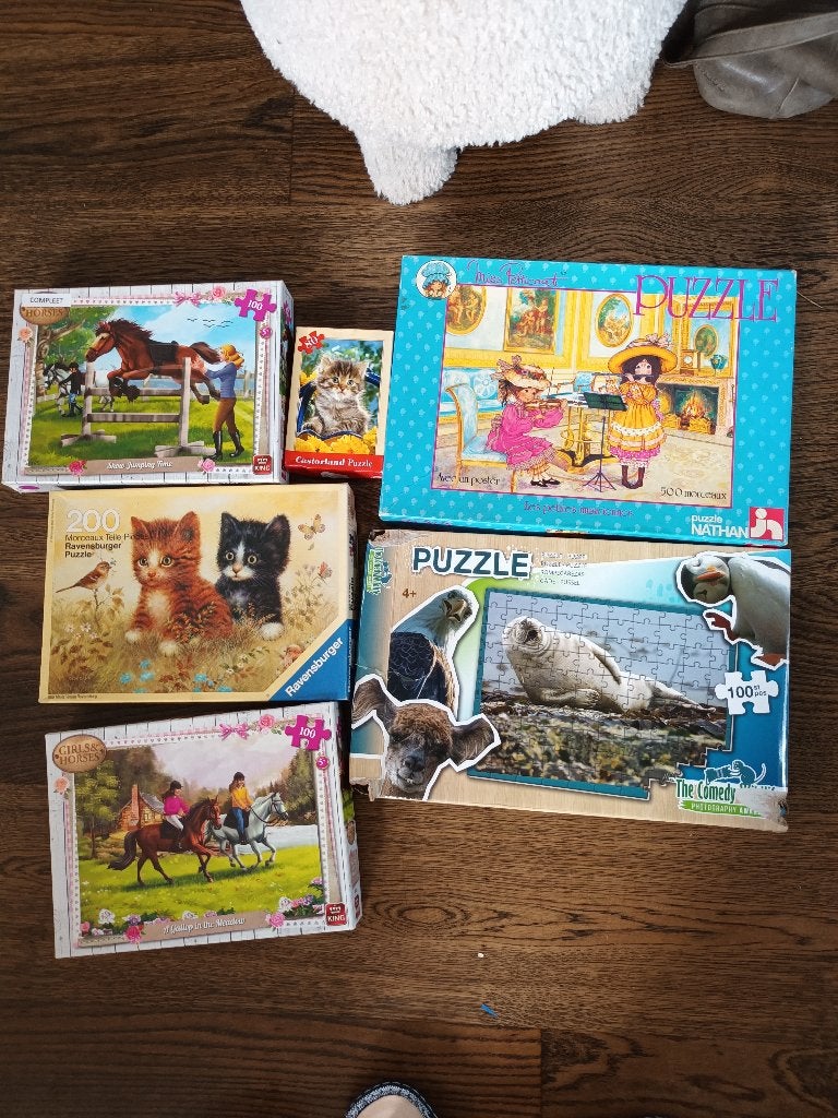 Kinderpuzzels, Ophalen of Verzenden, Meer dan 50 stukjes, Gebruikt, 4 tot 6 jaar