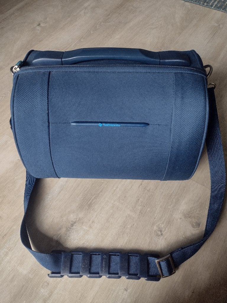 Samsonite 'Vanity' beautycase travelbag, Ophalen of Verzenden, Zo goed als nieuw, Blauw, Softcase