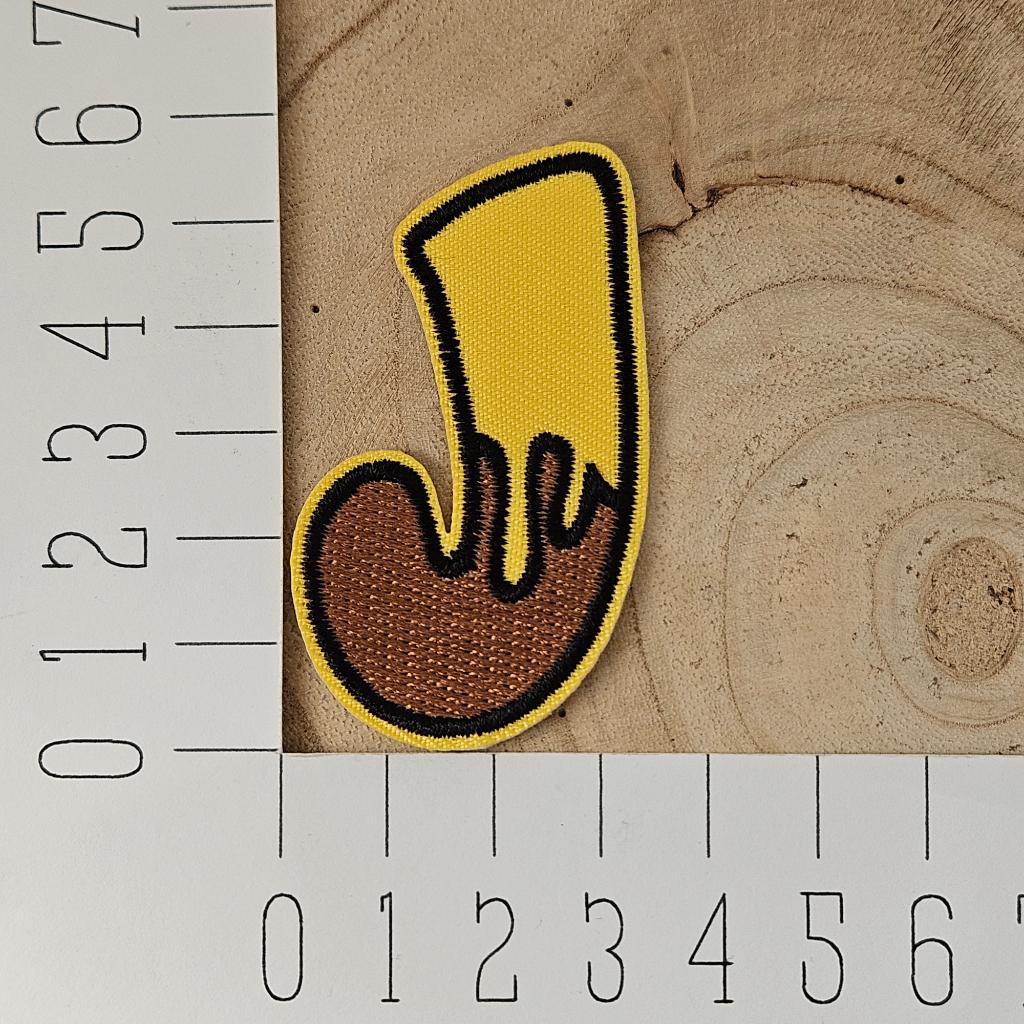 Strijk embleem applicatie Patch Bij alfabet letter J, D, Nieuw, Ophalen of Verzenden, D