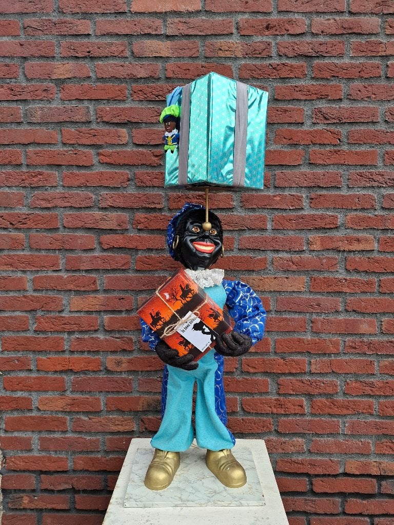 Vintage bewegende etalagepop Piet, animaton, sinterklaas, Ophalen